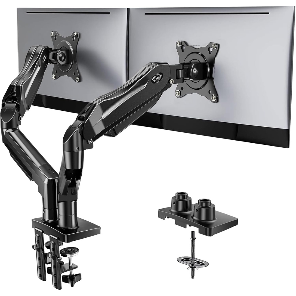 huanuo-flowlift-dual-monitor-arm-stand-for-13-32-screens-adjustable-vesa-desk-mount