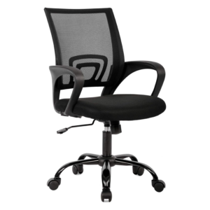 fdw-ergonomic-mesh-office-chair-with-lumbar-support-armrests-adjustable-rolling-desk-chair-black