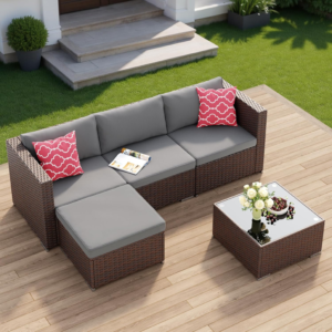 aiho-5-piece-outdoor-wicker-patio-furniture-set-with-cushions-glass-table-grey