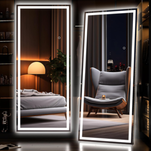 hasipu-71x24-led-full-length-mirror-lighted-floor-standing-dressing-mirror-black