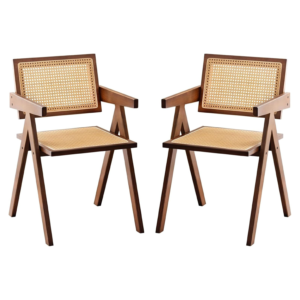 rattan-accent-chairs-set-of-2-mid-century-armchairs-for-dining-room-bedroom-brown