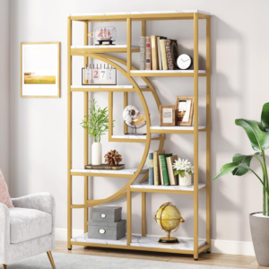 tribesigns-5-tier-industrial-bookshelf-tall-etagere-bookcase-with-9-open-storage-shelves