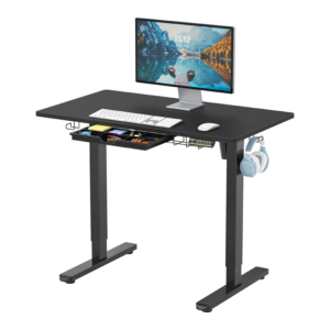 shw-40-electric-height-adjustable-standing-desk-with-drawer-memory-presets-cable-tray-black
