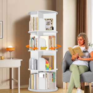 4-tier-rotating-bookshelf-tower-360-spinning-bookcase-carousel-organizer-white