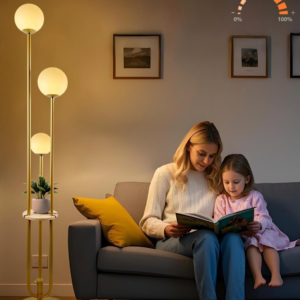 lightdot-gold-globe-floor-lamp-3-light-dimmable-standing-lamp-with-tray-bulbs-included
