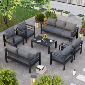 7-piece-aluminum-patio-furniture-set-with-waterproof-covers-grey