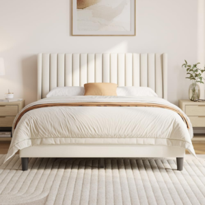 queen-upholstered-platform-bed-frame-with-wingback-headboard-ivory