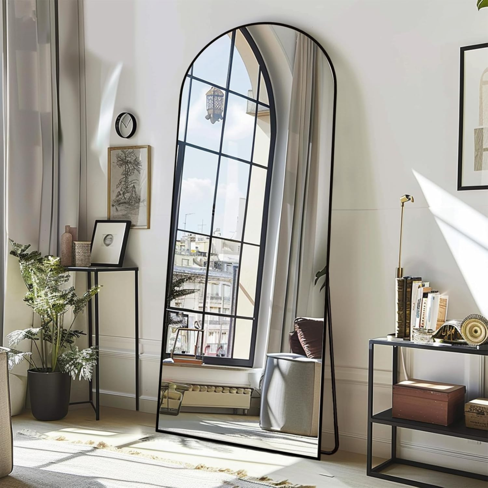 64x22-arched-full-length-mirror-floor-standing-wall-mounted-body-mirror-black