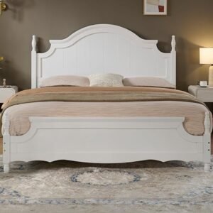 california-king-solid-wood-poster-bed-frame-with-55-arched-headboard-wood-slats-no-box-spring-needed-white