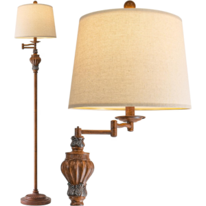 vintage-floor-lamp-with-350-adjustable-swing-arm-61-lamps-for-living-room